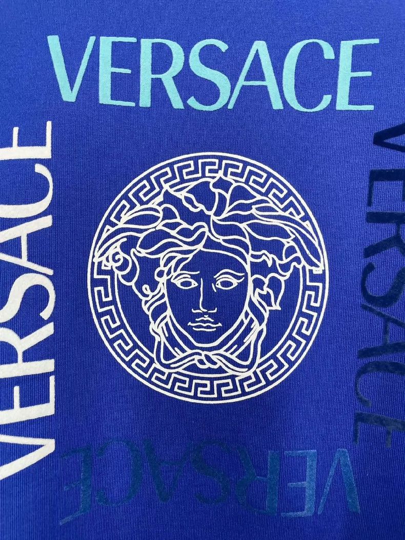 Versace VERSACE Medusa Logo Blue Sweatshirt - dmc Size US L / EU 52-54 / 3 - 5 Thumbnail