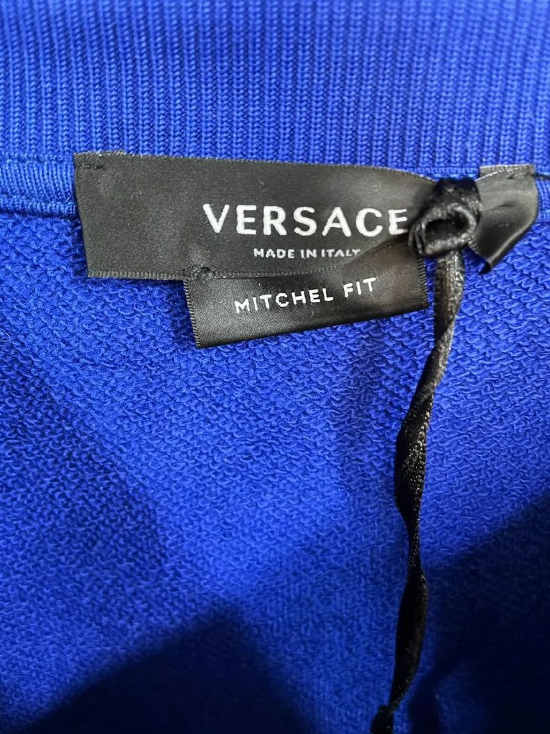 Versace VERSACE Medusa Logo Blue Sweatshirt - dmc Size US L / EU 52-54 / 3 - 4 Thumbnail