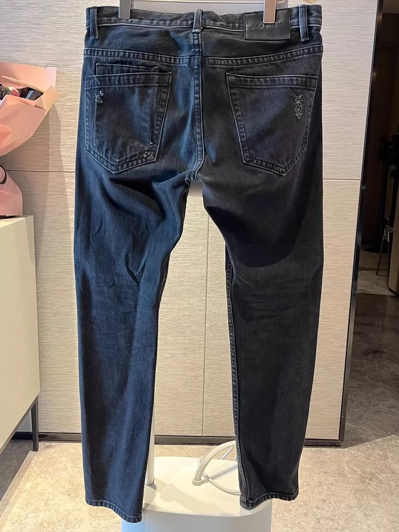 Helmut Lang Helmut Lang Distressed Washed Denim Jeans - dmc Size US 32 / EU 48 - 2 Thumbnail