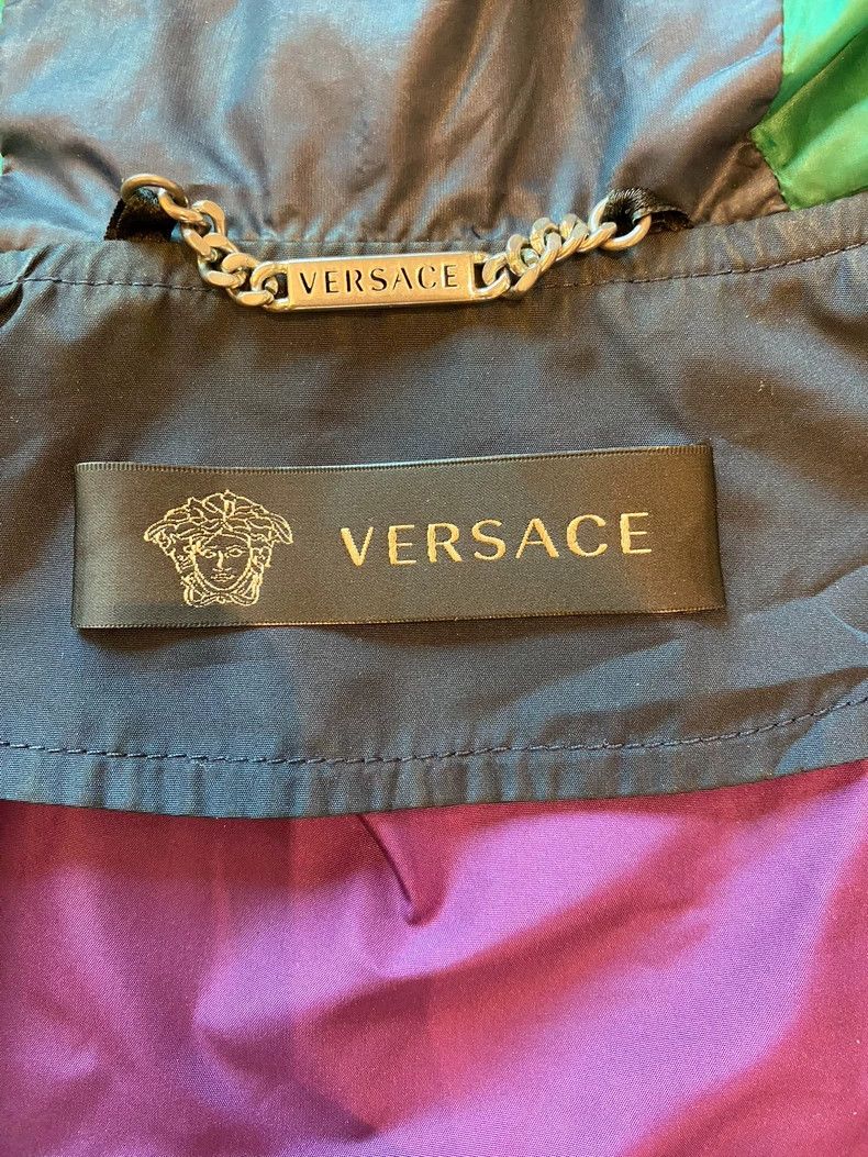 Versace Versace Colorblock Leather Jacket - dmc Size US M / EU 48-50 / 2 - 5 Thumbnail