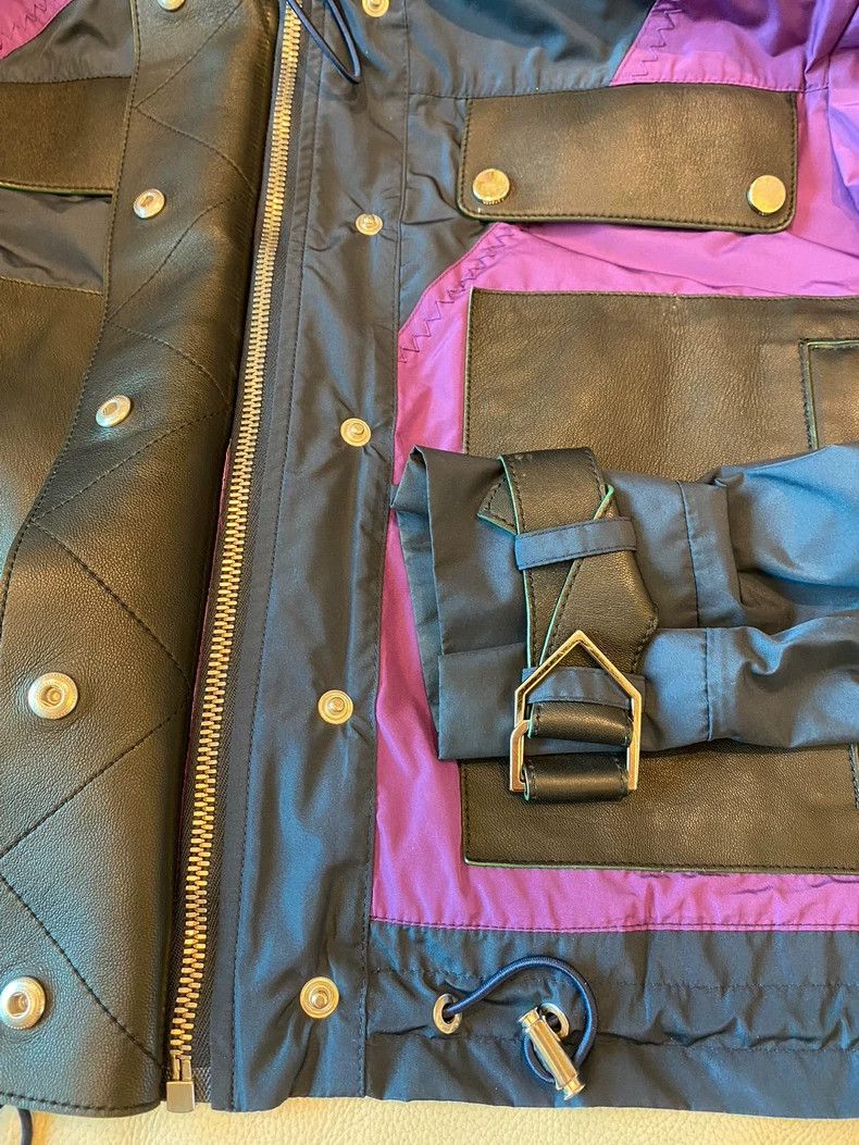 Versace Versace Colorblock Leather Jacket - dmc Size US M / EU 48-50 / 2 - 4 Thumbnail
