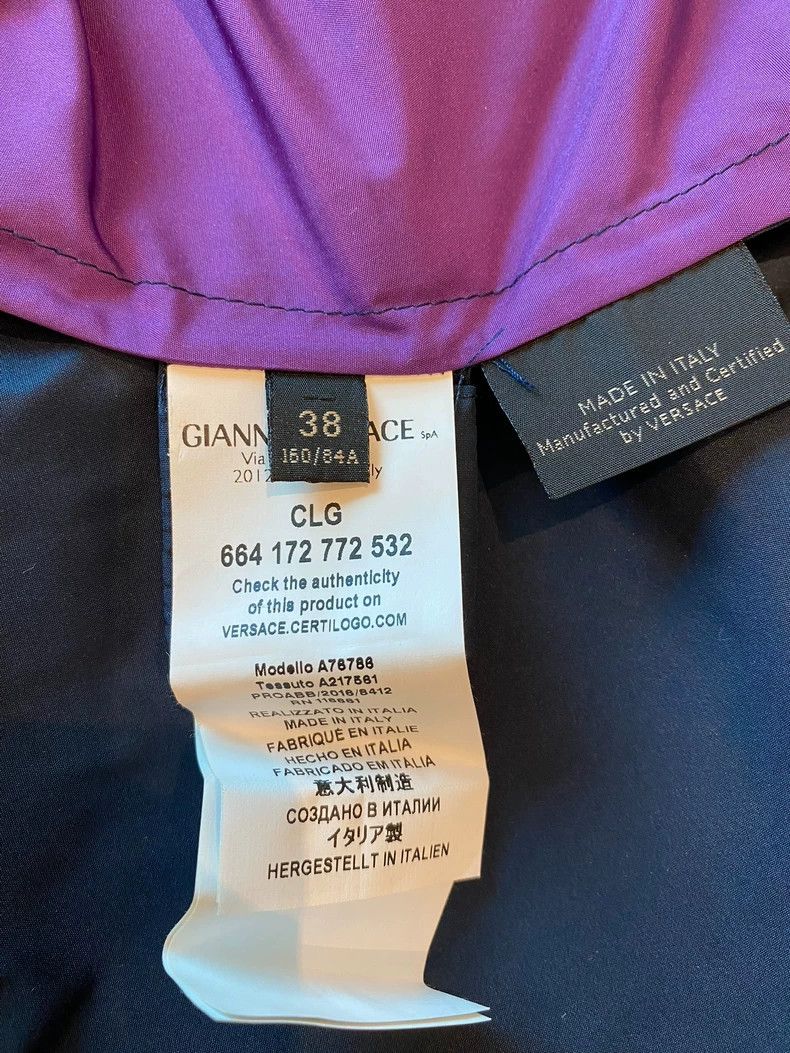 Versace Versace Colorblock Leather Jacket - dmc Size US M / EU 48-50 / 2 - 6 Thumbnail