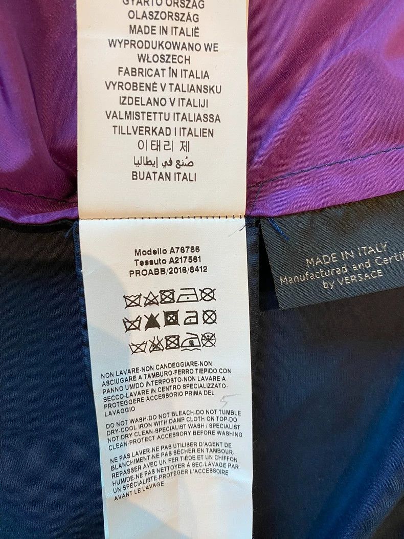 Versace Versace Colorblock Leather Jacket - dmc Size US M / EU 48-50 / 2 - 7 Thumbnail