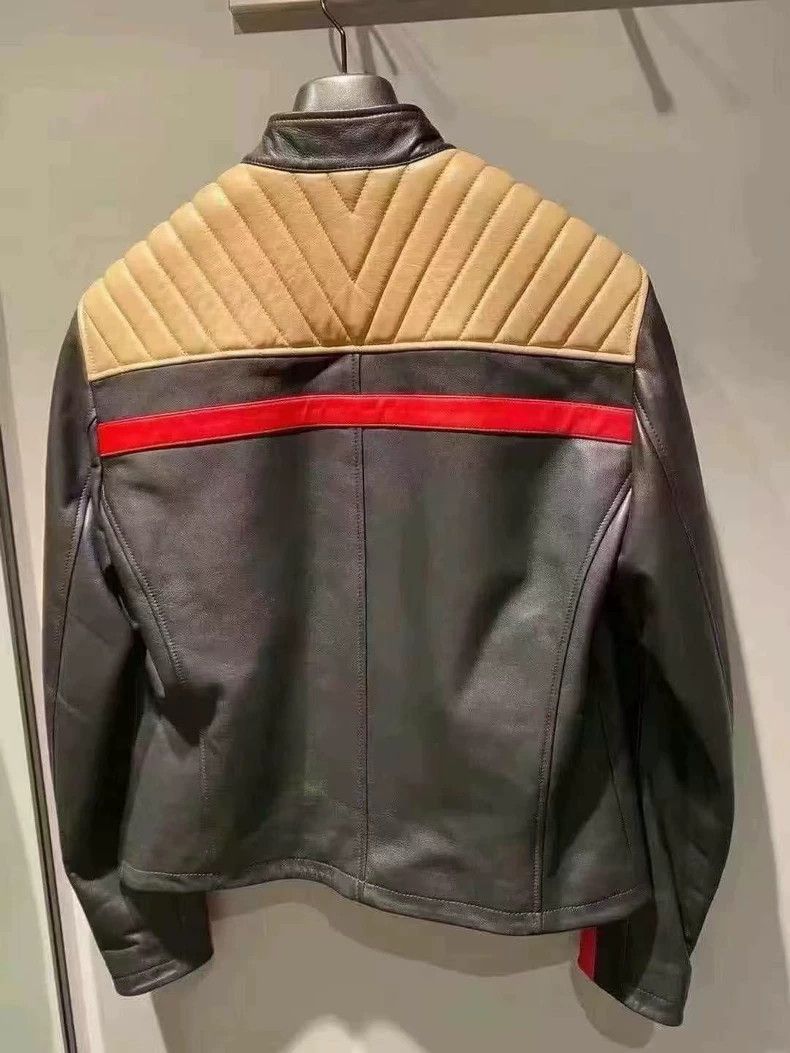 Versace Versace Slim Fit Lambskin Leather Jacket - dmc Size US L / EU 52-54 / 3 - 2 Thumbnail