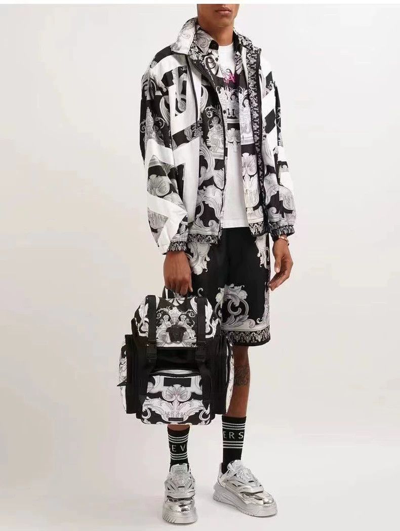 Versace Versace Baroque Print Light Jacket - dmc Size US S / EU 44-46 / 1 - 4 Thumbnail