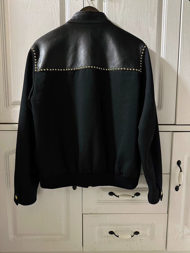 Versace Versace Studded Lambskin Leather Jacket - dmc Size US M / EU 48-50 / 2 - 2 Thumbnail