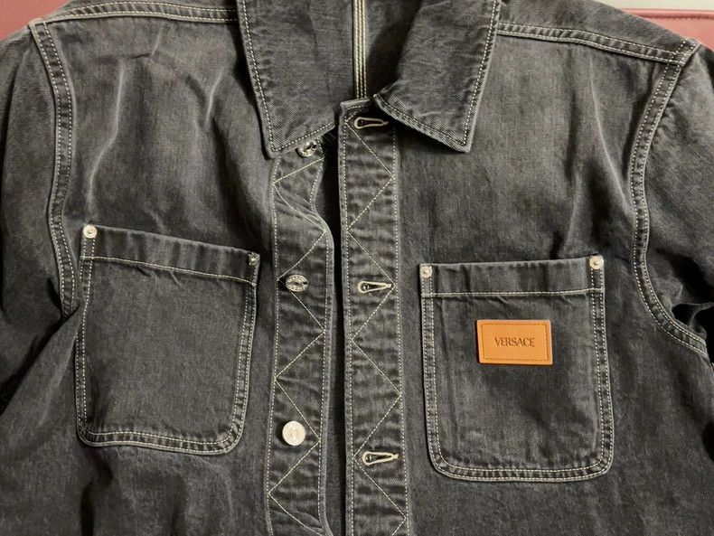Versace Versace Denim Jacket, Brand New - dmc Size US L / EU 52-54 / 3 - 2 Thumbnail