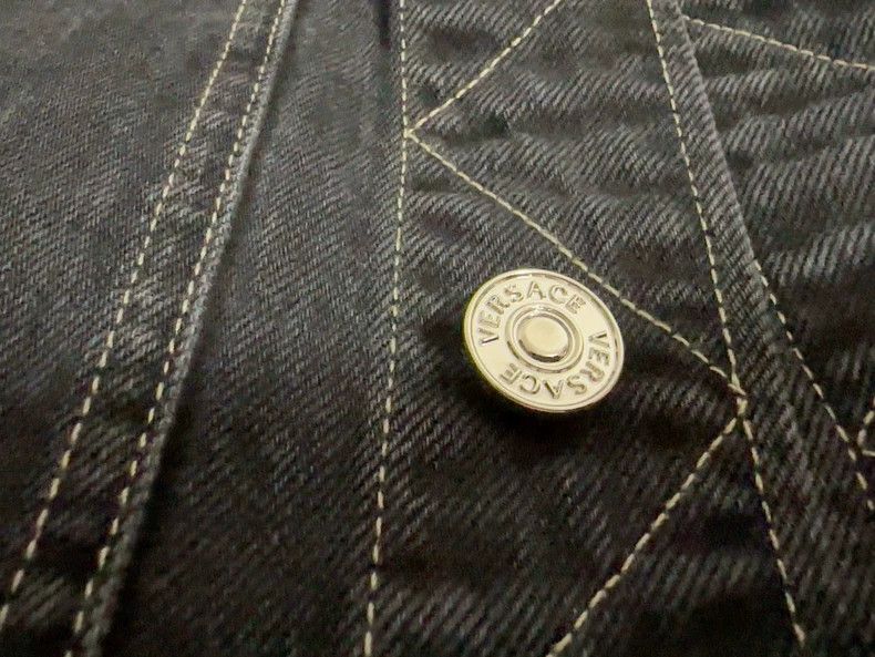 Versace Versace Denim Jacket, Brand New - dmc Size US L / EU 52-54 / 3 - 3 Thumbnail