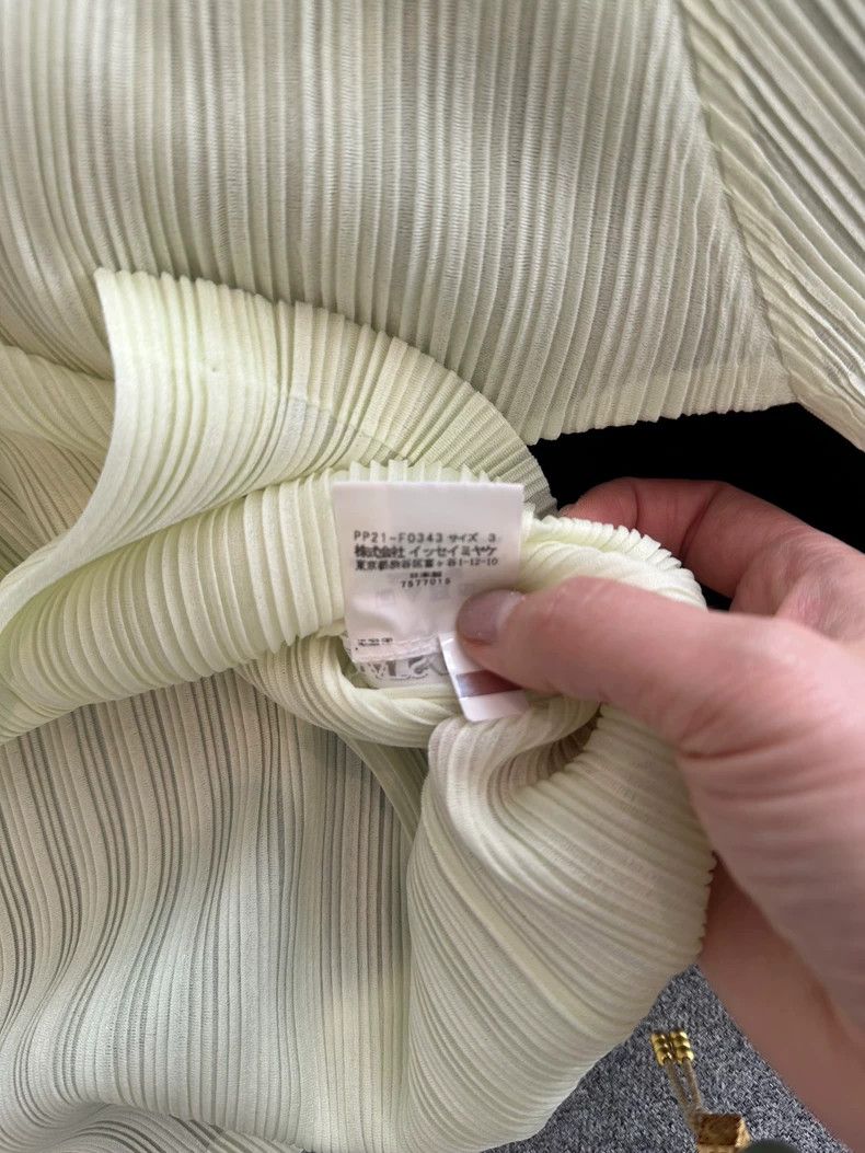 Issey Miyake Issey Miyake PP Series Pale Yellow Cardigan - dmc Size US M / EU 48-50 / 2 - 4 Thumbnail