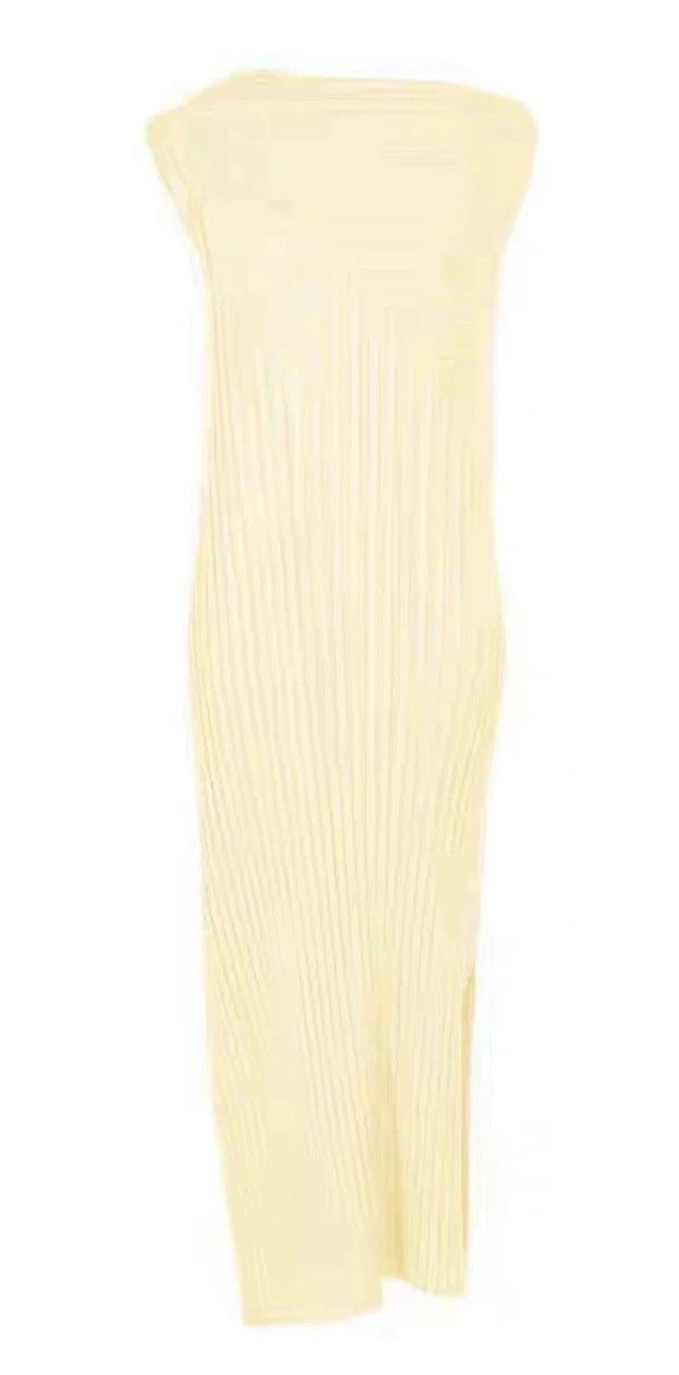 Issey Miyake ISSEY MIYAKE Ivory Sleeveless Dress - dmc Size US M / EU 48-50 / 2 - 2 Thumbnail