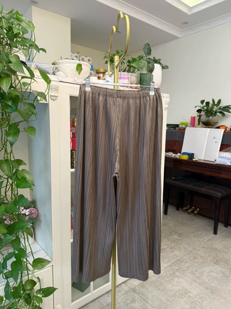 Issey Miyake Issey Miyake PP Wide-Leg Straight Pants - dmc Size US 30 / EU 46 - 5 Thumbnail