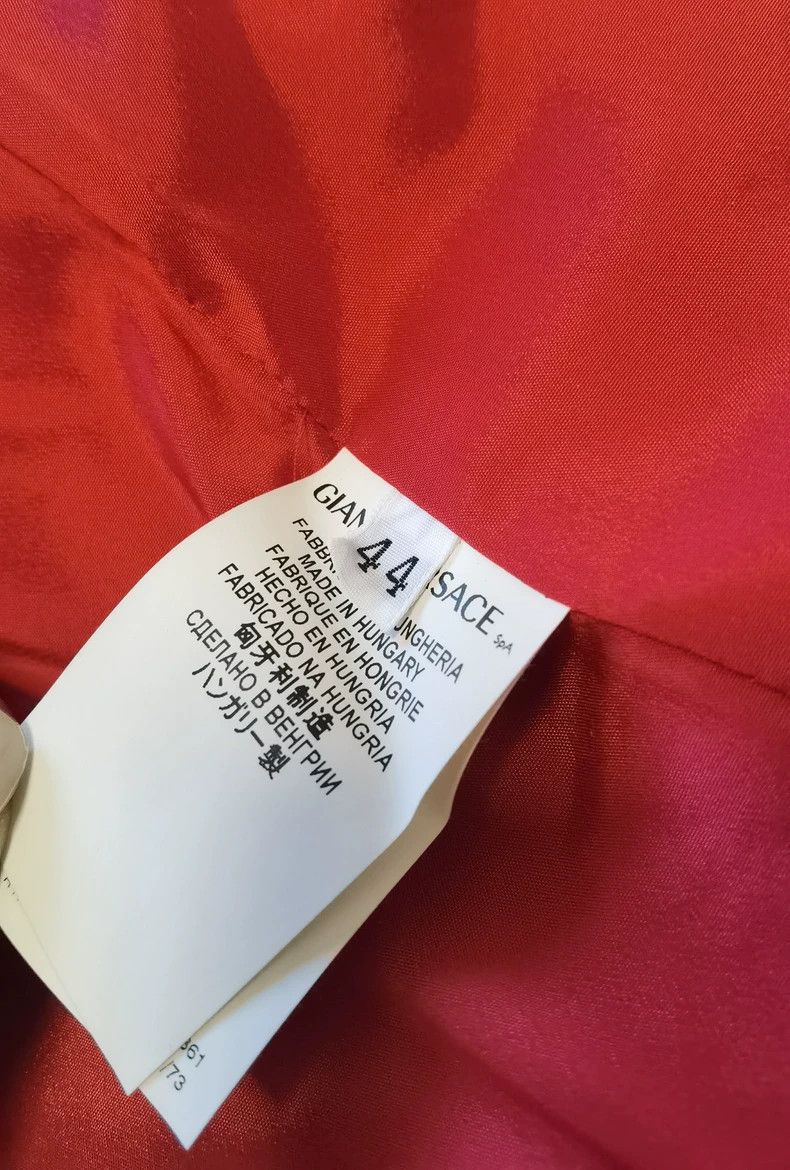 Versace Versace Collection Red Wool-Cashmere Coat - dmc Size US L / EU 52-54 / 3 - 6 Thumbnail