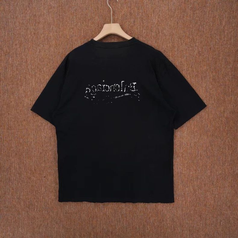 Balenciaga Balenciaga Black Graffiti Coke Short Sleeve - dmc Size US L / EU 52-54 / 3 - 2 Thumbnail