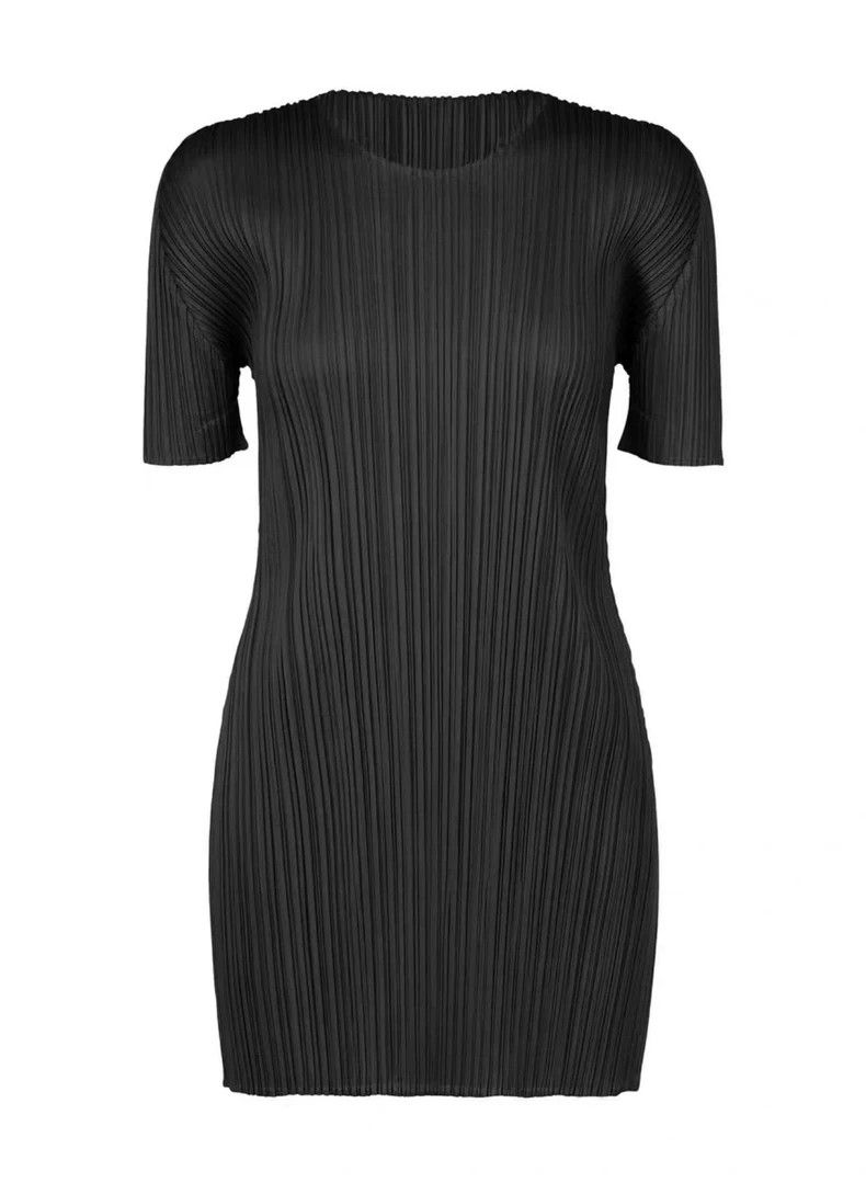 Issey Miyake Issey Miyake Black Short Sleeve Tunic Top - dmc Size US M / EU 48-50 / 2 - 2 Thumbnail