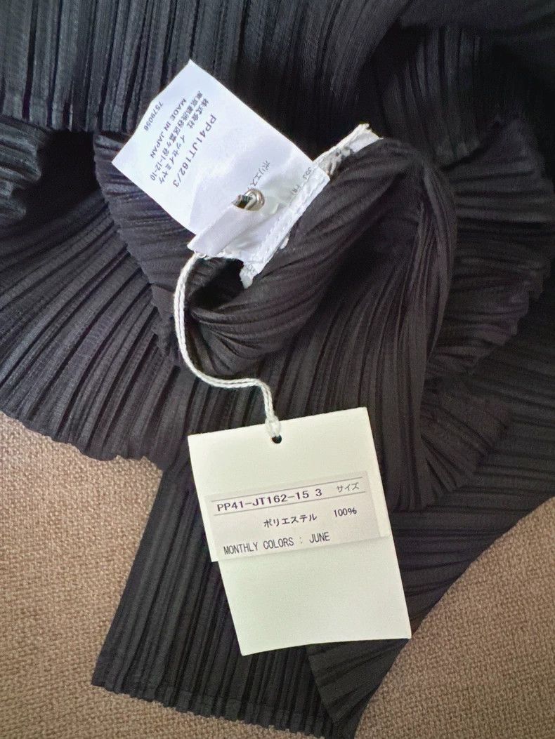 Issey Miyake Issey Miyake Black Short Sleeve Tunic Top - dmc Size US M / EU 48-50 / 2 - 6 Thumbnail