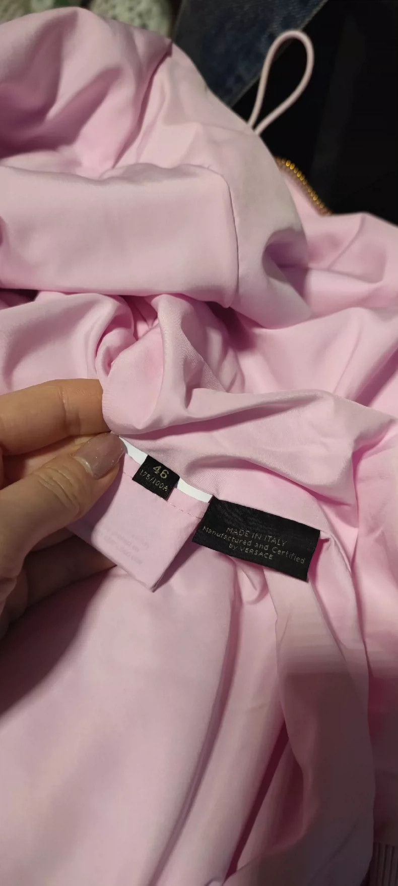 Versace Versace Pink Light Cotton Jacket - dmc Size US L / EU 52-54 / 3 - 7 Thumbnail