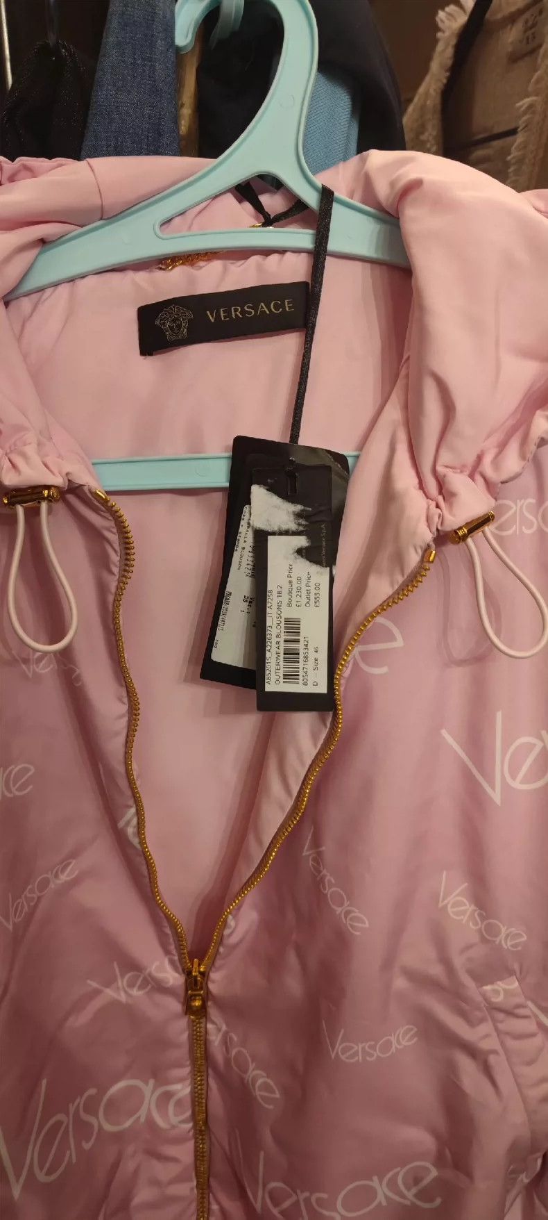 Versace Versace Pink Light Cotton Jacket - dmc Size US L / EU 52-54 / 3 - 3 Thumbnail