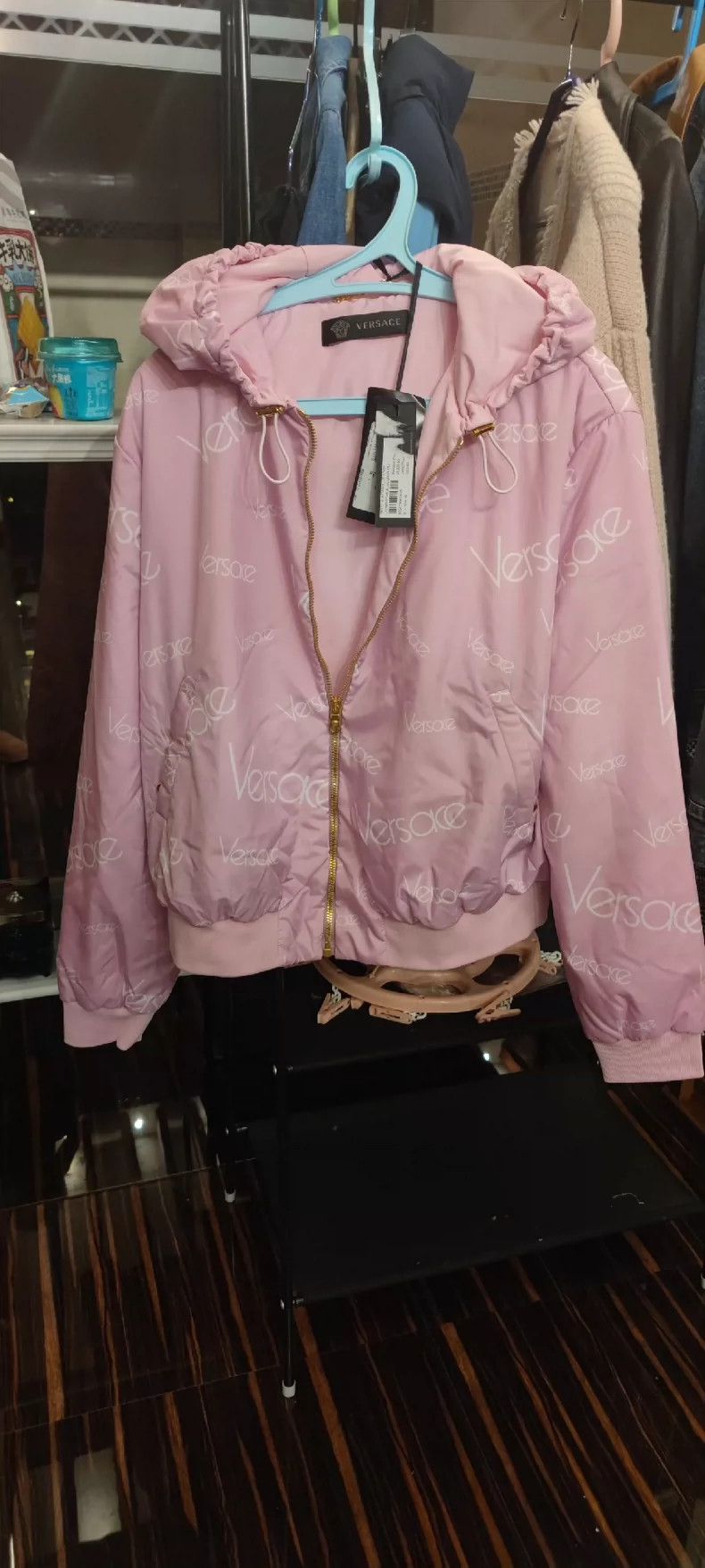 Versace Versace Pink Light Cotton Jacket - dmc Size US L / EU 52-54 / 3 - 2 Thumbnail