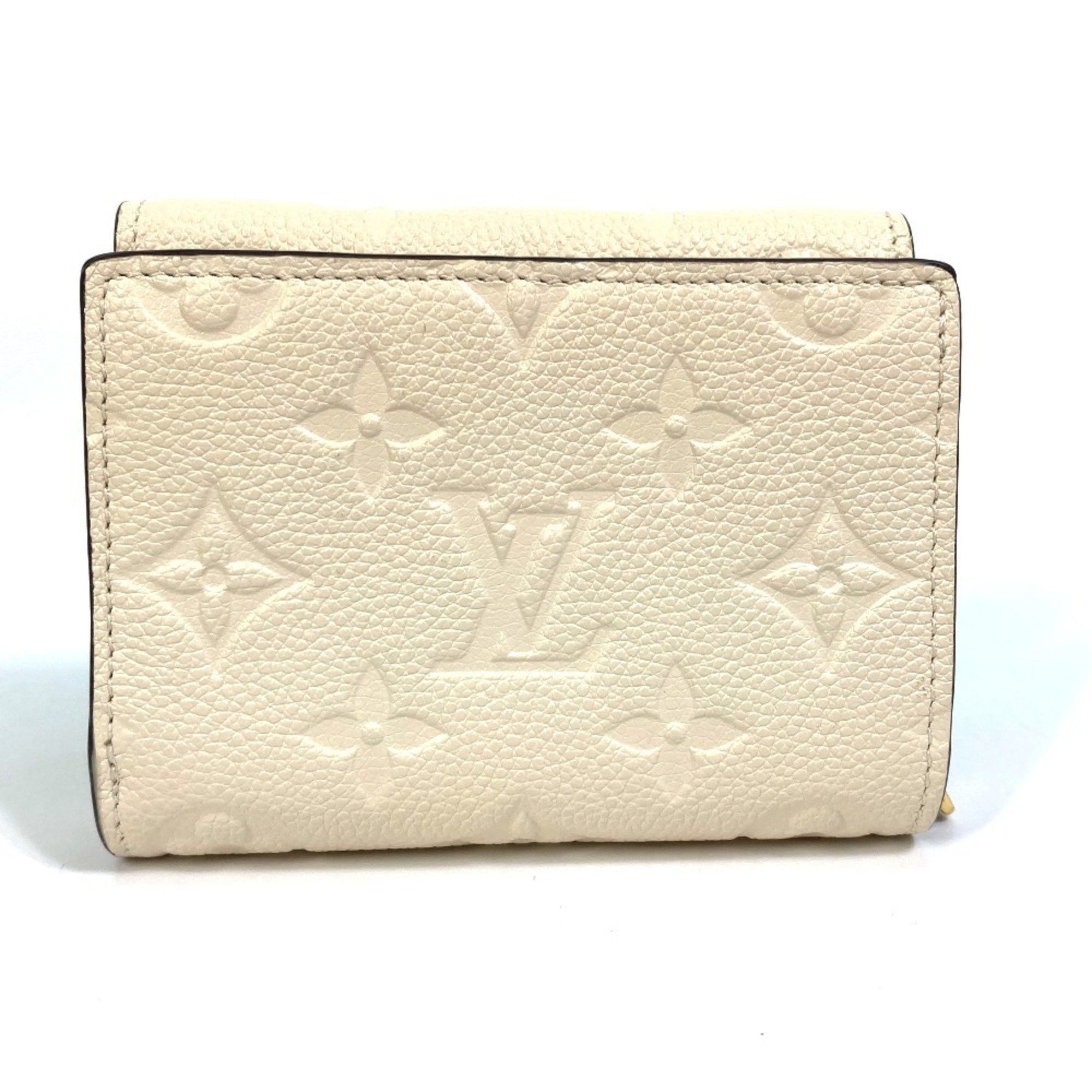 Louis Vuitton LOUIS VUITTON M81071 Monogram Empreinte Wallet, Portefeuille Metis Trifold Leather, Women's, Creme, Like New Size ONE SIZE - 3 Thumbnail