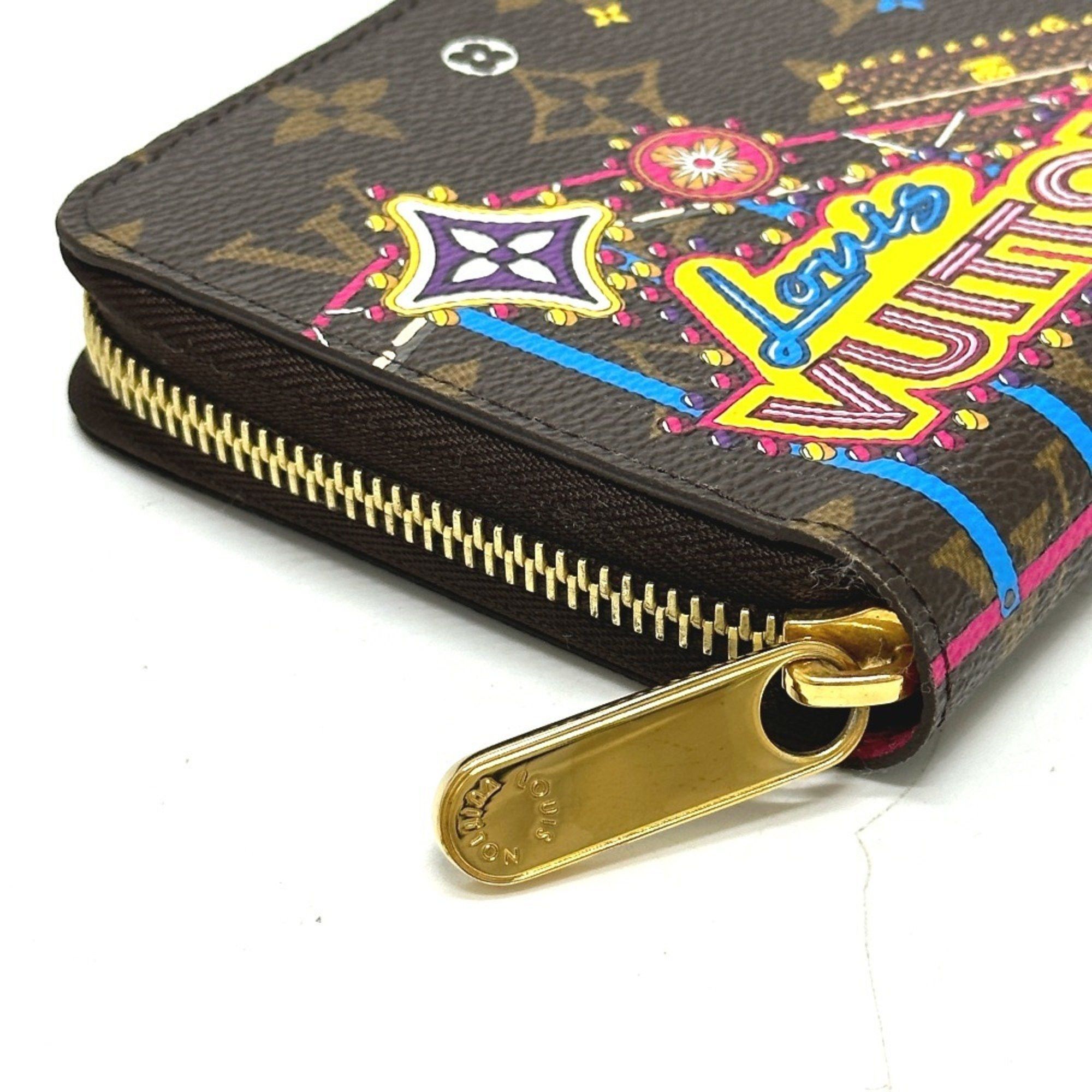 Louis Vuitton LOUIS VUITTON M69750 2020 Monogram Vivienne Amusement Park Zippy Wallet Long Canvas Women's Brown Size ONE SIZE - 4 Thumbnail