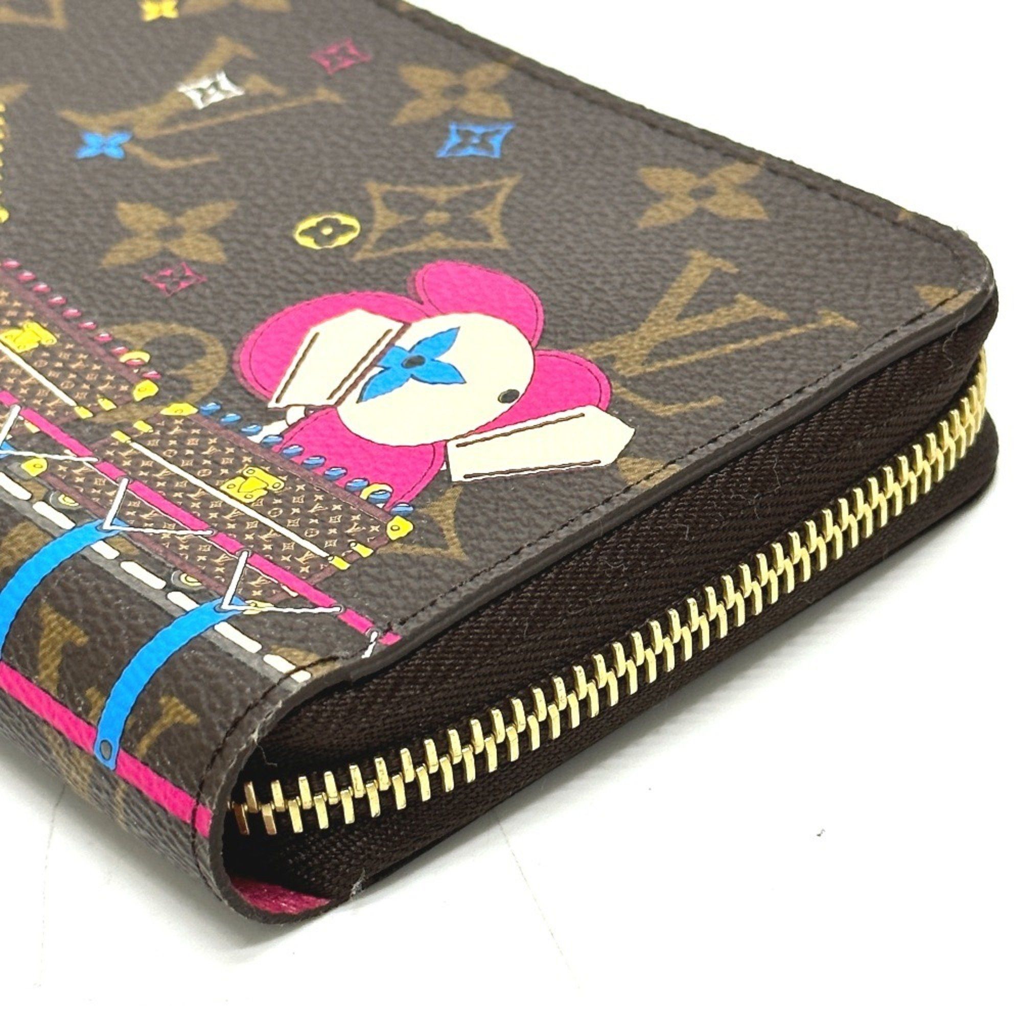 Louis Vuitton LOUIS VUITTON M69750 2020 Monogram Vivienne Amusement Park Zippy Wallet Long Canvas Women's Brown Size ONE SIZE - 5 Thumbnail