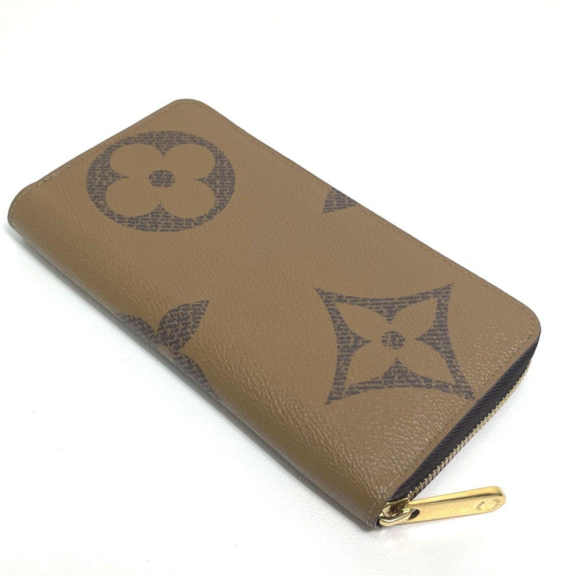 Louis Vuitton LOUIS VUITTON M69353 Monogram Giant Zippy Wallet, Canvas, Women's, Brown Size ONE SIZE - 3 Thumbnail