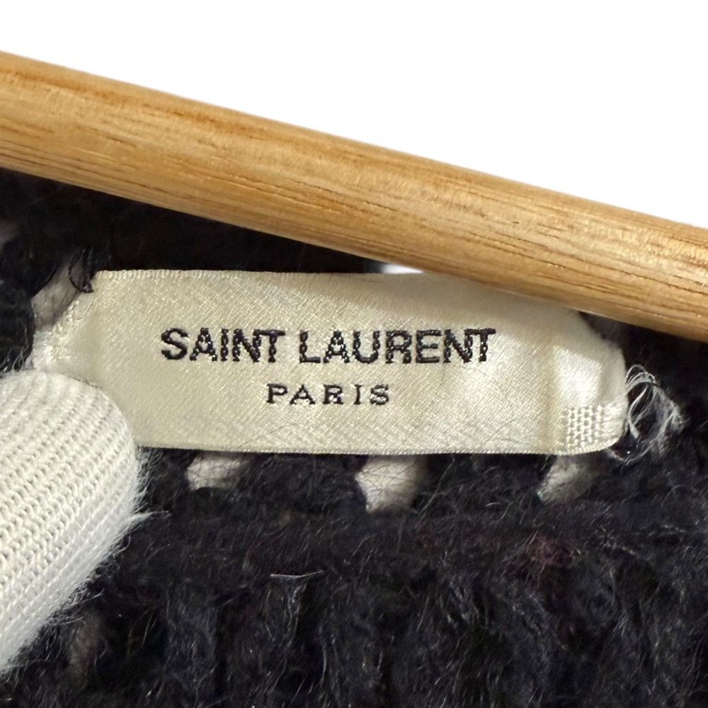 Yves Saint Laurent Yves Saint Laurent Saint Laurent Paris Mohair Blend Knitwear Natural Material Tops Size ONE SIZE - 3 Thumbnail
