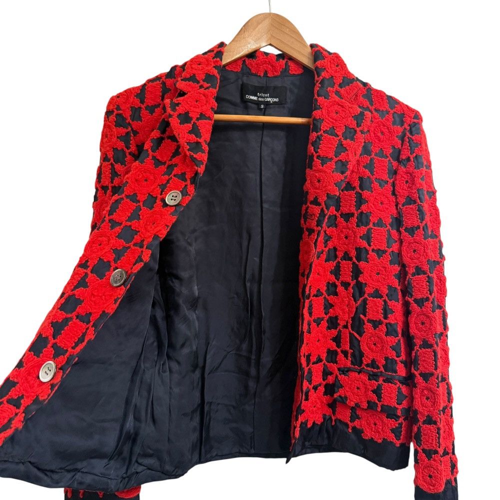 Other Other tricot COMME des GARCONS Wool Embroidery Jacket Others Outerwear Size ONE SIZE - 3 Thumbnail