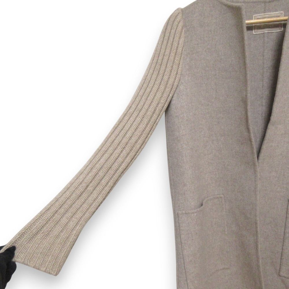 Other Other FOXEY BOUTIQUE Rib Knit Sleeve 100% Cashmere Coat Others Outerwear 34711-ACFY03KNM DUTY FREE for USA Size ONE SIZE - 4 Thumbnail