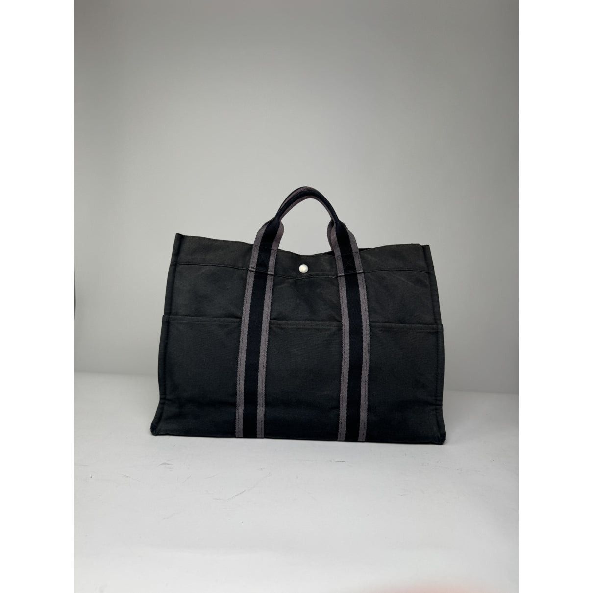 Other Hermès Black Cotton Handbag Size ONE SIZE - 5 Thumbnail