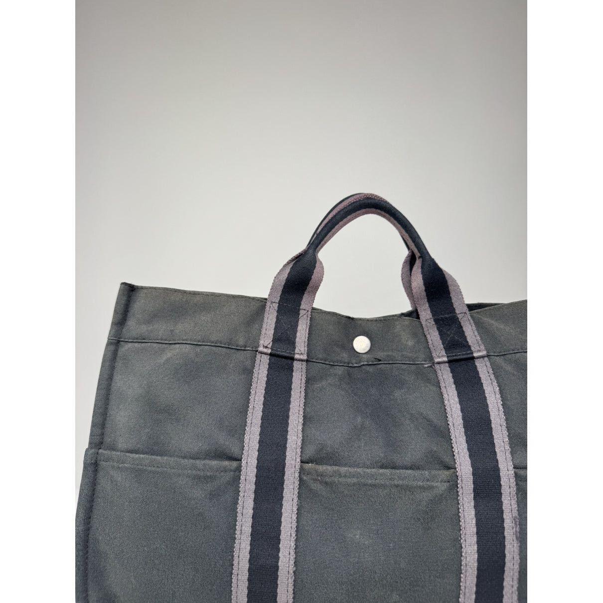 Other Hermès Black Cotton Handbag Size ONE SIZE - 3 Thumbnail