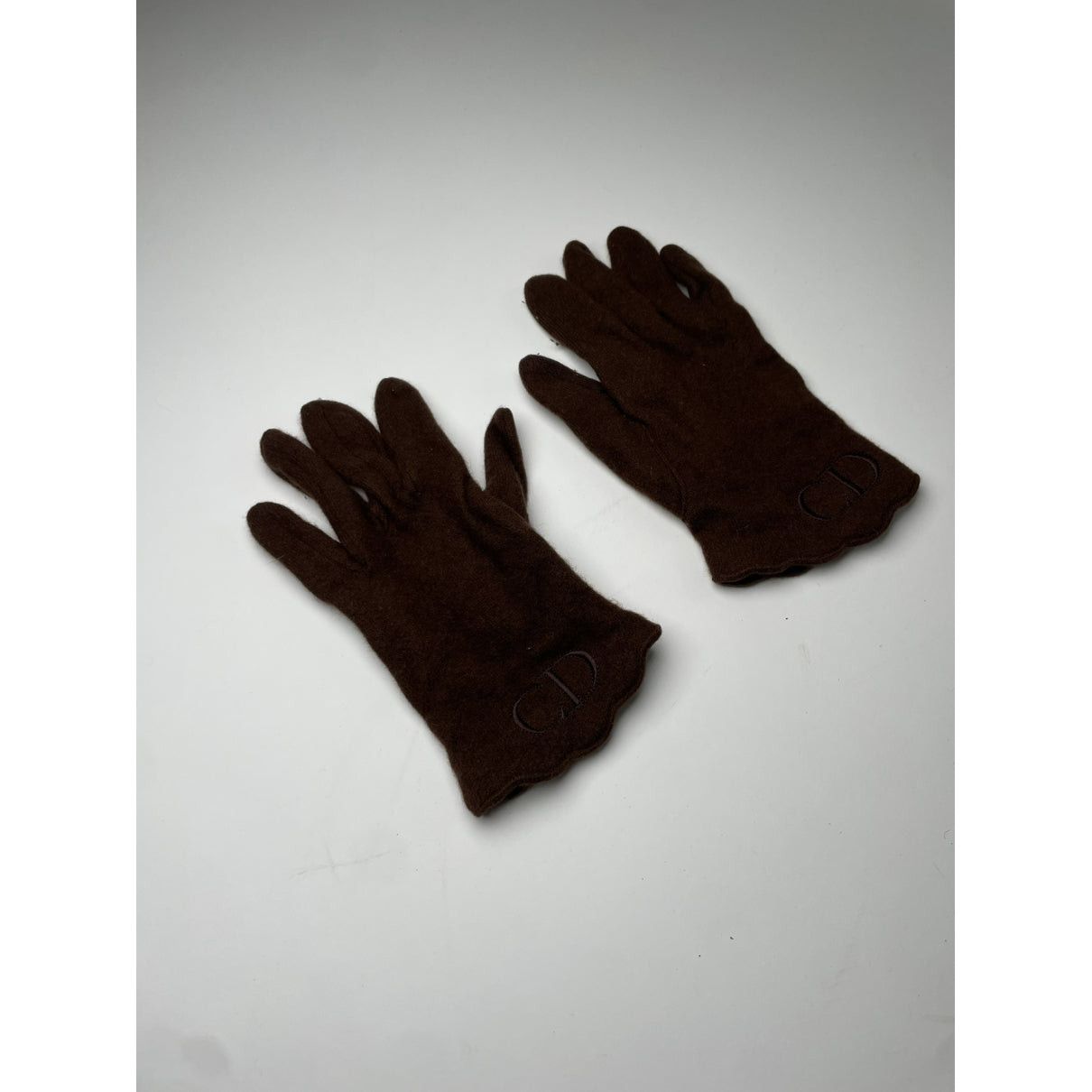 Dior Brown Wool Glove Size ONE SIZE - 3 Thumbnail