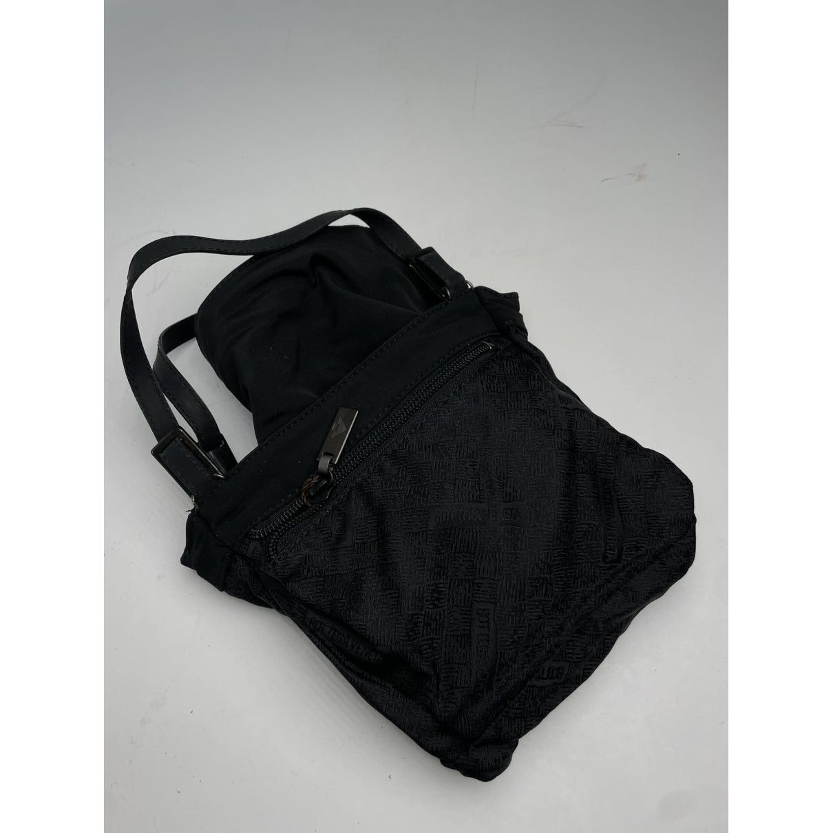 Bottega Veneta Black Cotton Handbag Size ONE SIZE - 2 Thumbnail