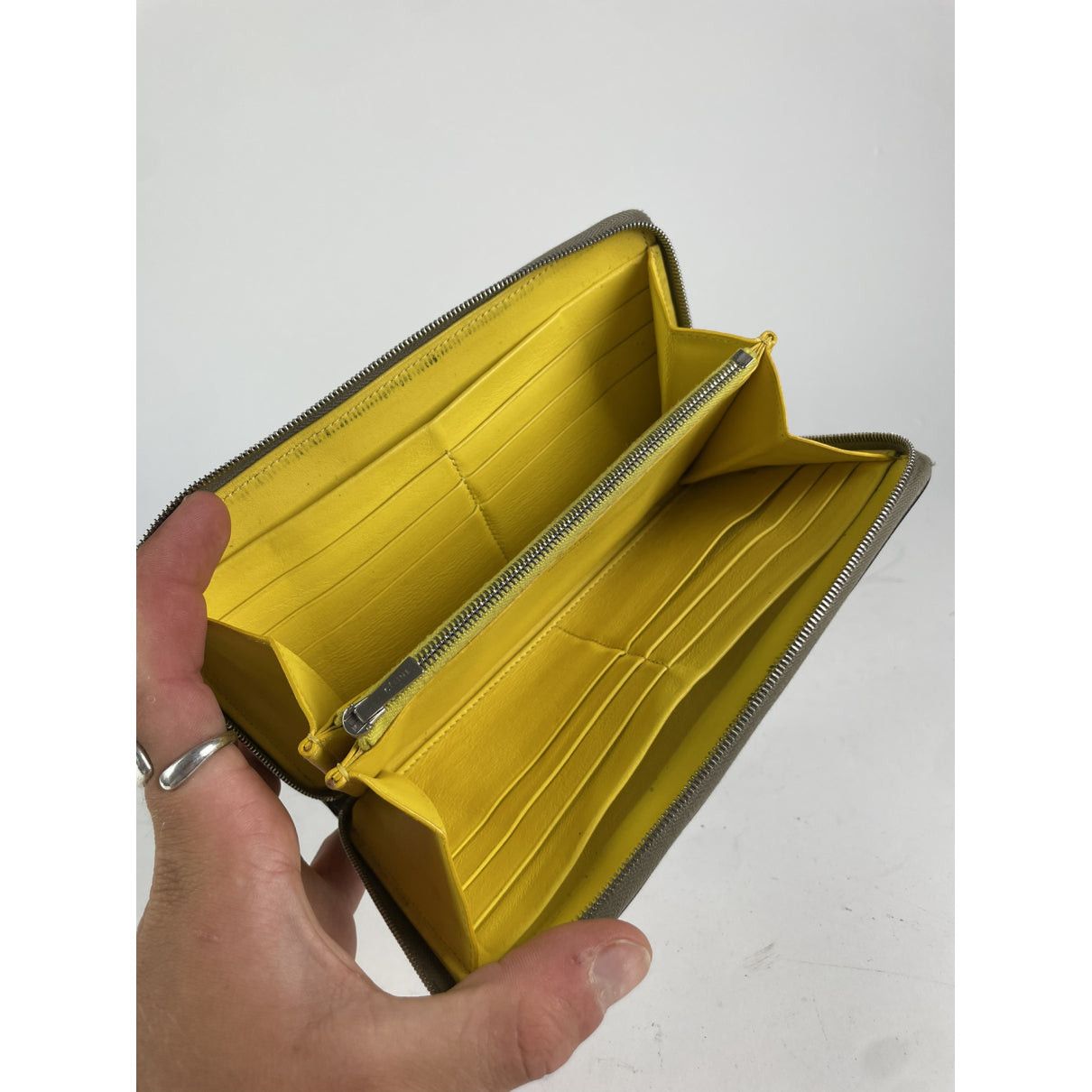 Celine Triomphe Anthracite Leather Wallet Size ONE SIZE - 3 Thumbnail