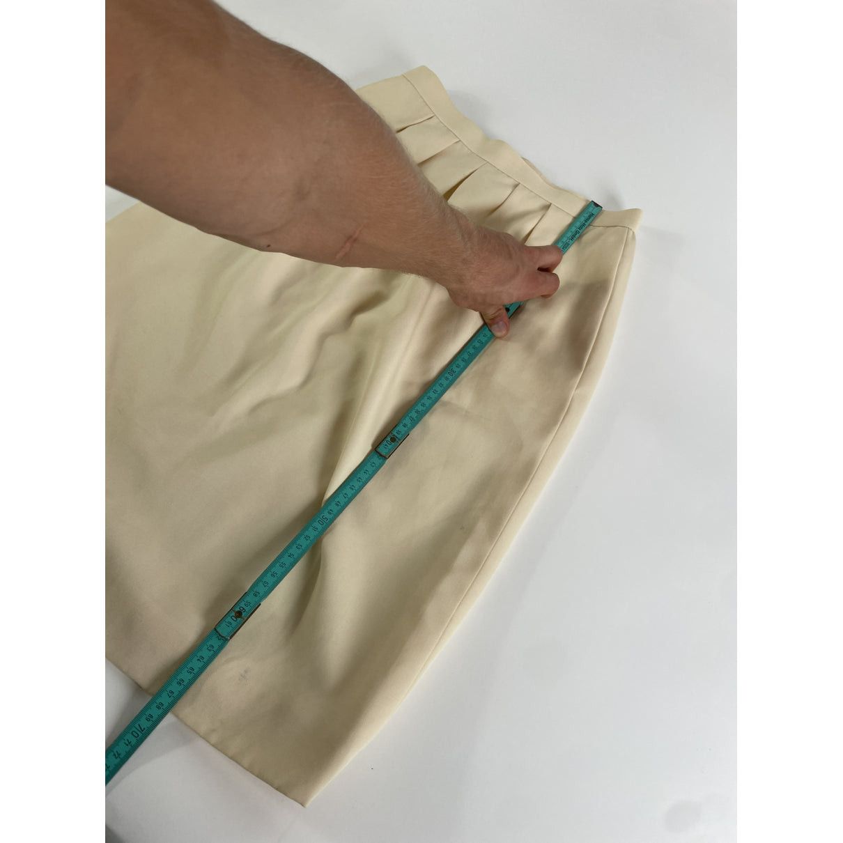 Dior Beige Polyester Skirt Size 34" / US 12 / IT 48 - 4 Thumbnail