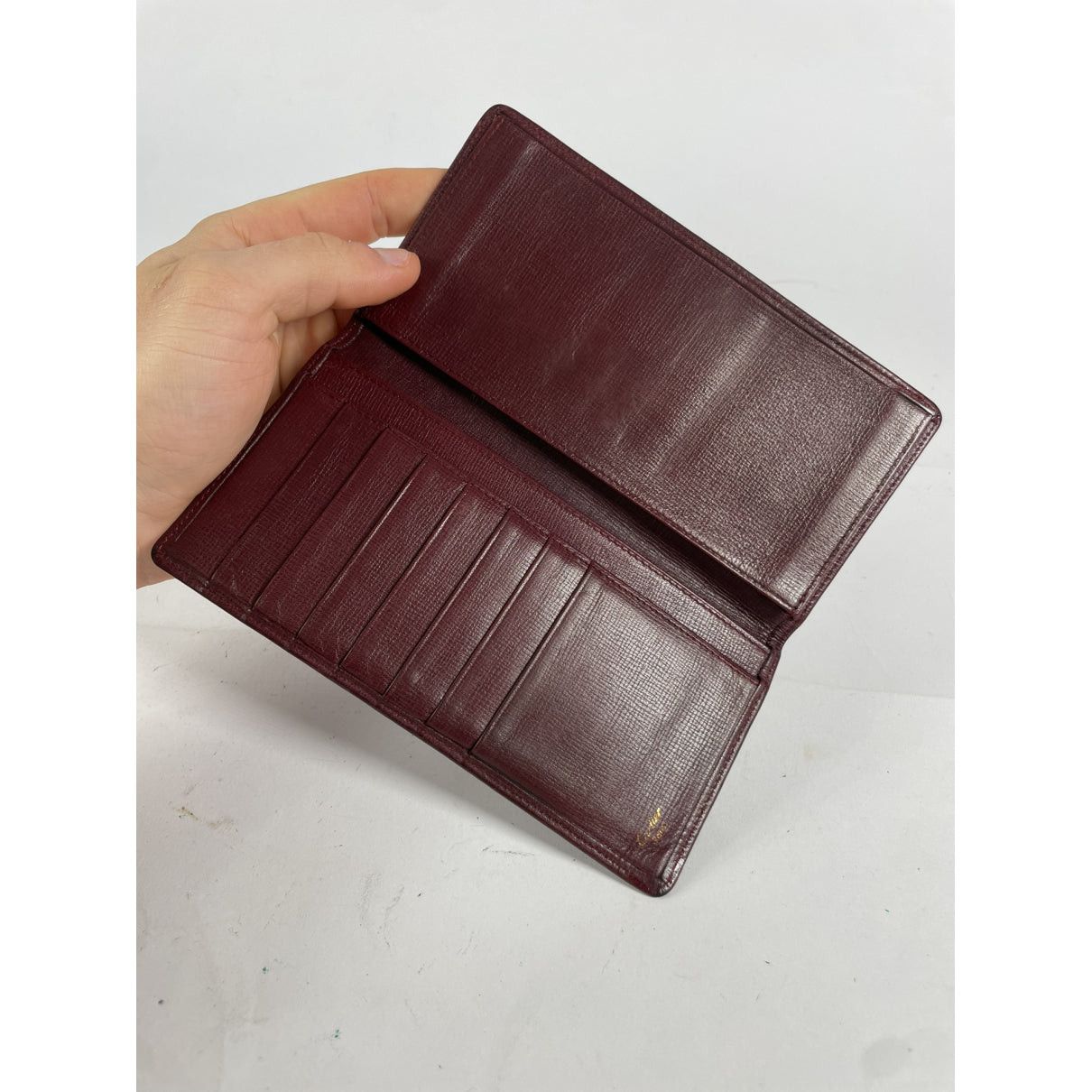 Cartier Burgundy Leather Purse Size ONE SIZE - 4 Thumbnail