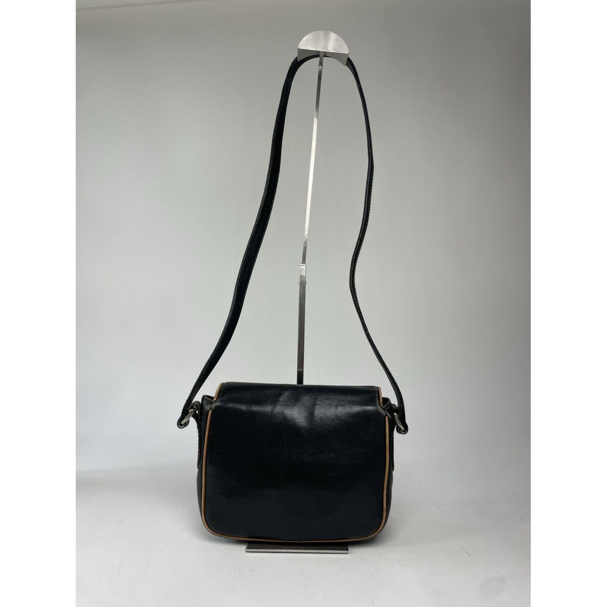 Celine Folco Black Leather Handbag Size ONE SIZE - 4 Thumbnail