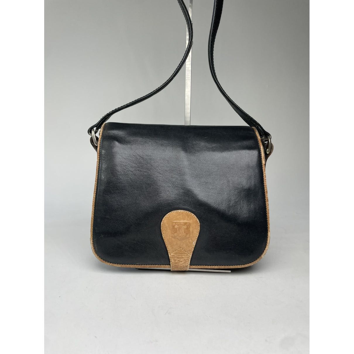 Celine Folco Black Leather Handbag Size ONE SIZE - 2 Thumbnail