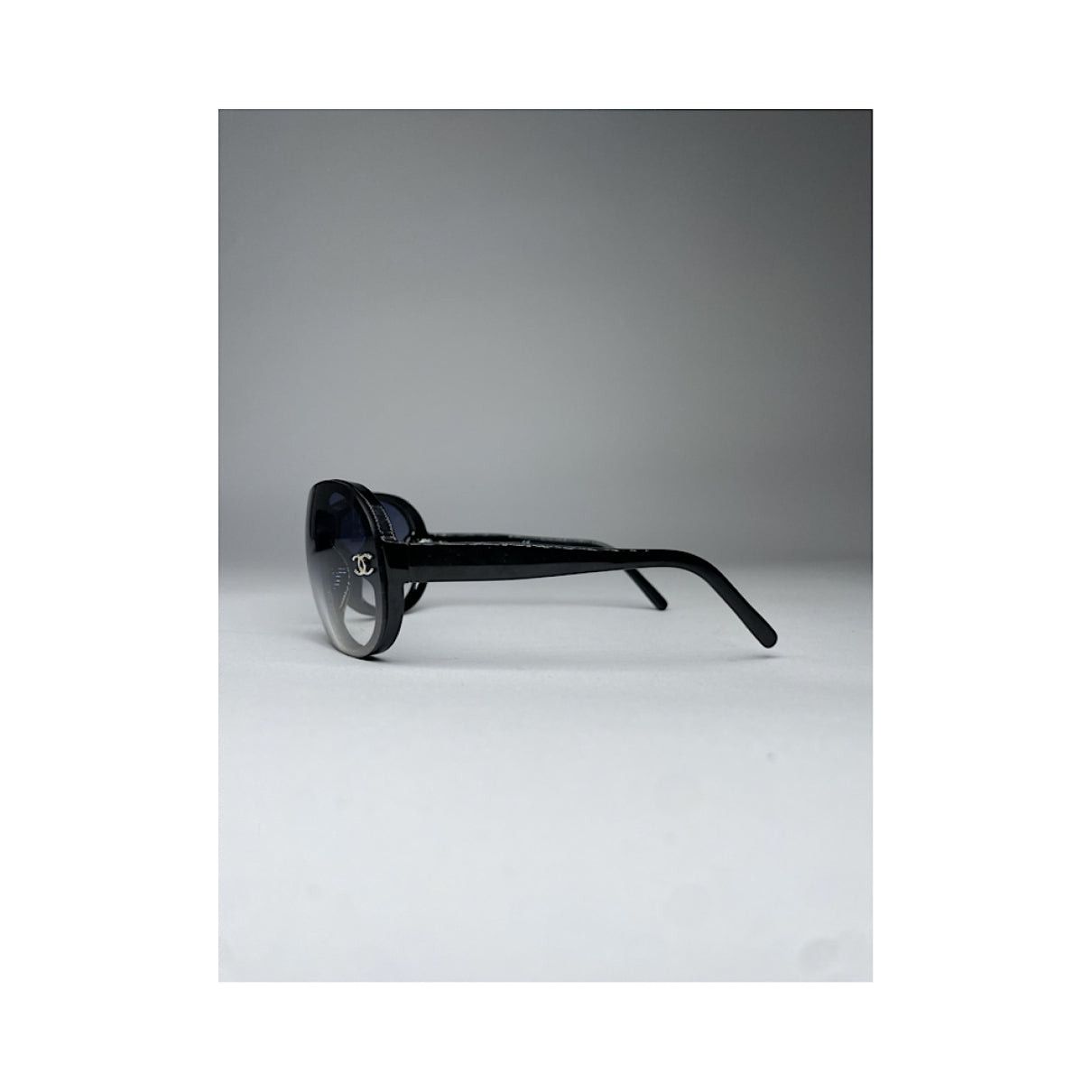 Chanel Black Plastic Sunglasses Size ONE SIZE - 3 Thumbnail