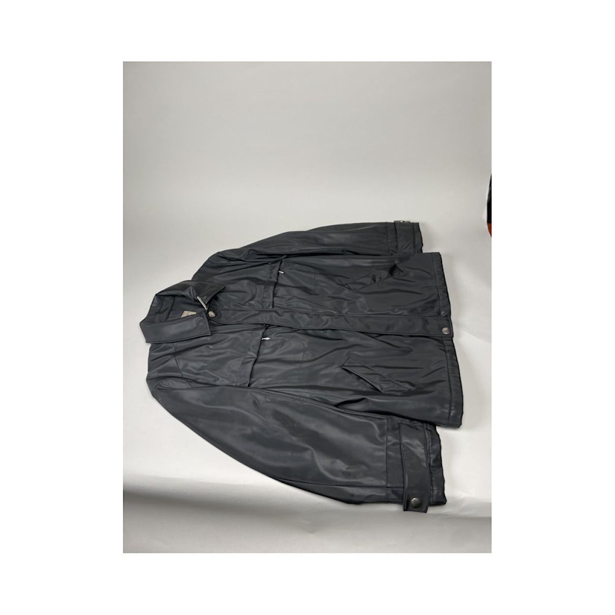 Joop! Black Leather Jacket Size XL / US 12-14 / IT 48-50 - 4 Thumbnail