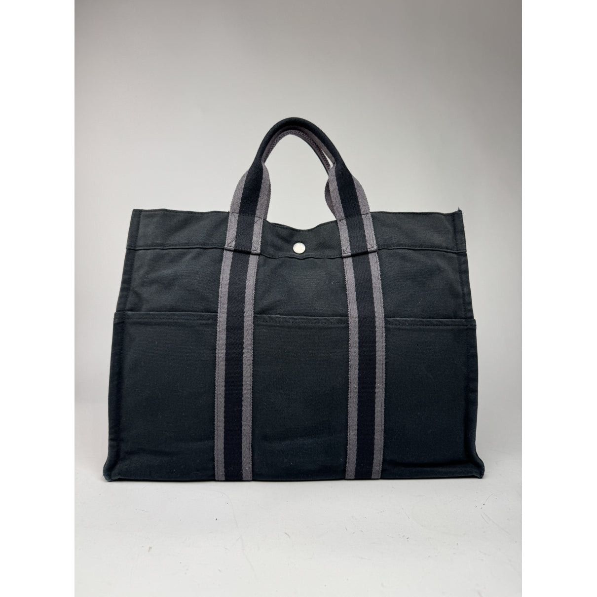 Other Hermès Black Cotton Handbag Size ONE SIZE - 3 Thumbnail
