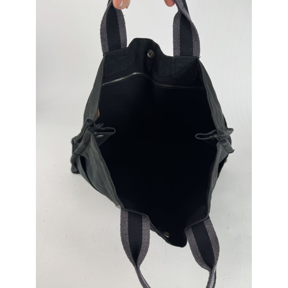 Other Hermès Black Cotton Handbag Size ONE SIZE - 5 Thumbnail