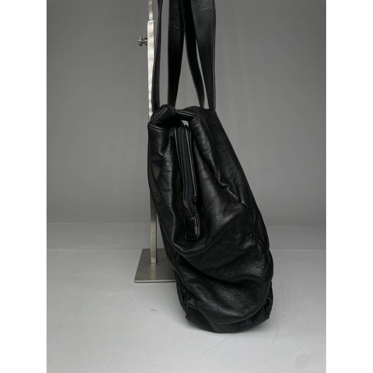 Prada Cleo Black Patent Leather Handbag Size ONE SIZE - 4 Thumbnail