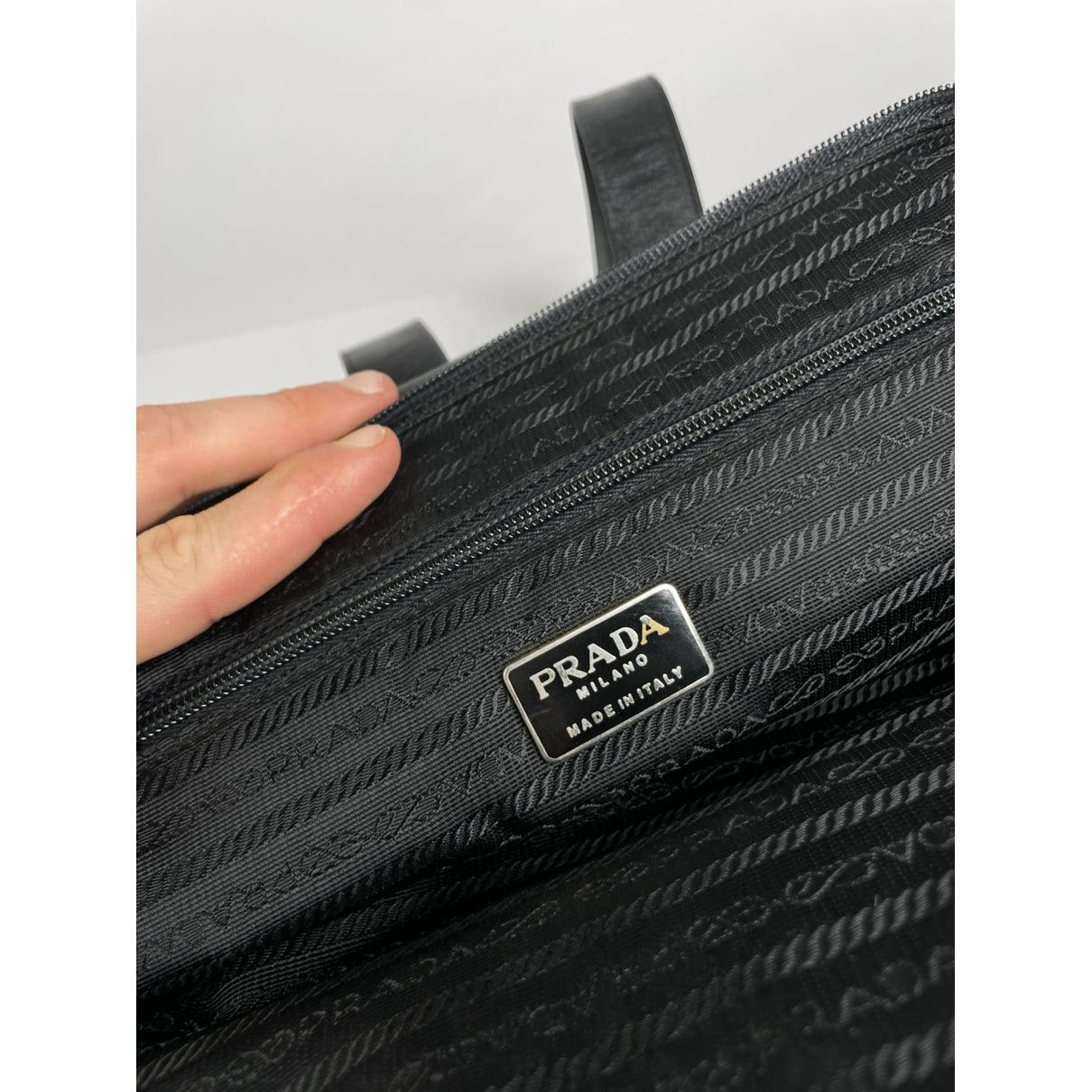 Prada Cleo Black Patent Leather Handbag Size ONE SIZE - 2 Thumbnail