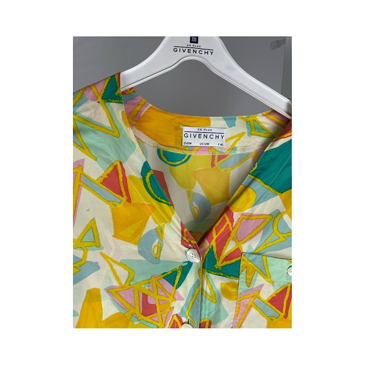 Givenchy Multicolour Silk Top Size XL / US 12-14 / IT 48-50 - 3 Thumbnail