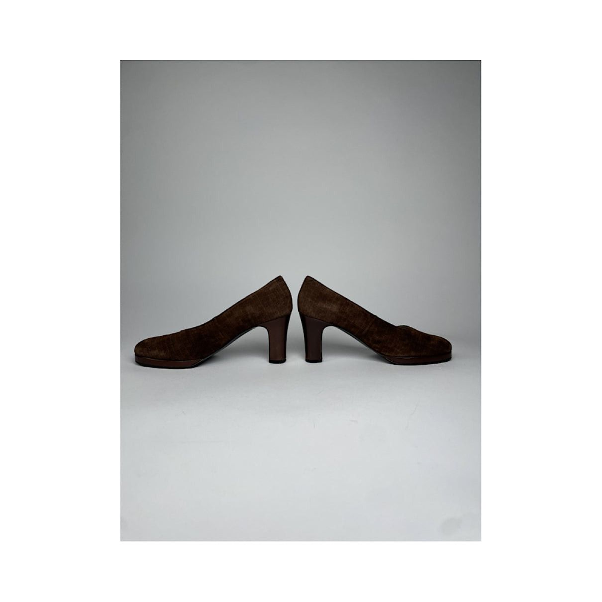 Yves Saint Laurent Brown Leather Heel Size US 4.5 / IT 34.5 - 3 Thumbnail