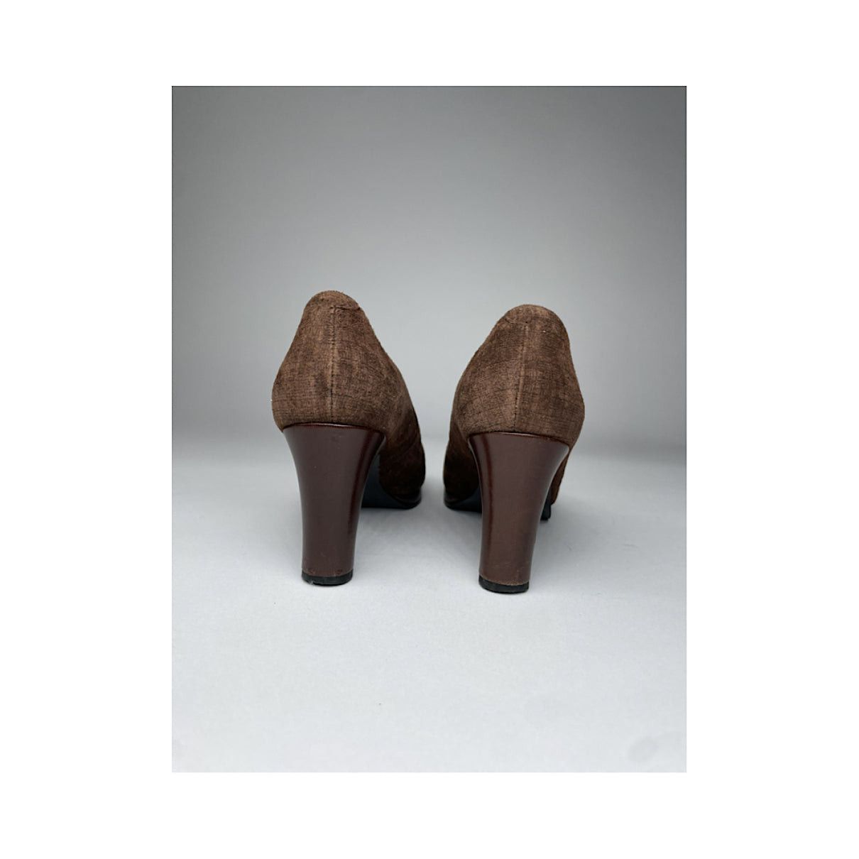 Yves Saint Laurent Brown Leather Heel Size US 4.5 / IT 34.5 - 5 Thumbnail