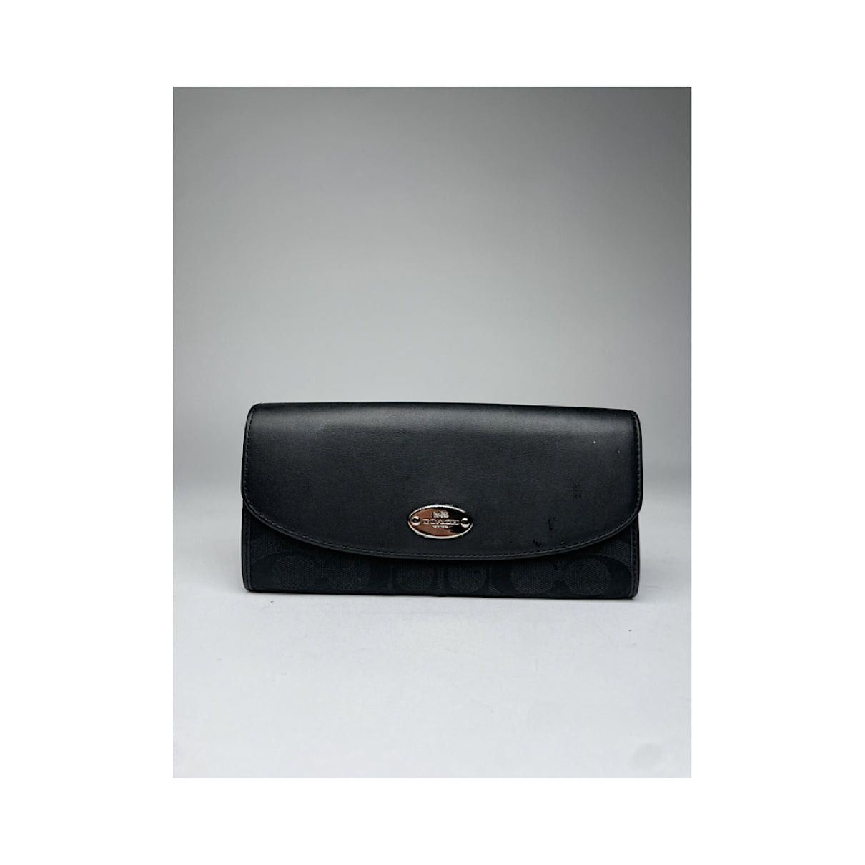 Coach Black Leather Wallet Size ONE SIZE - 3 Thumbnail