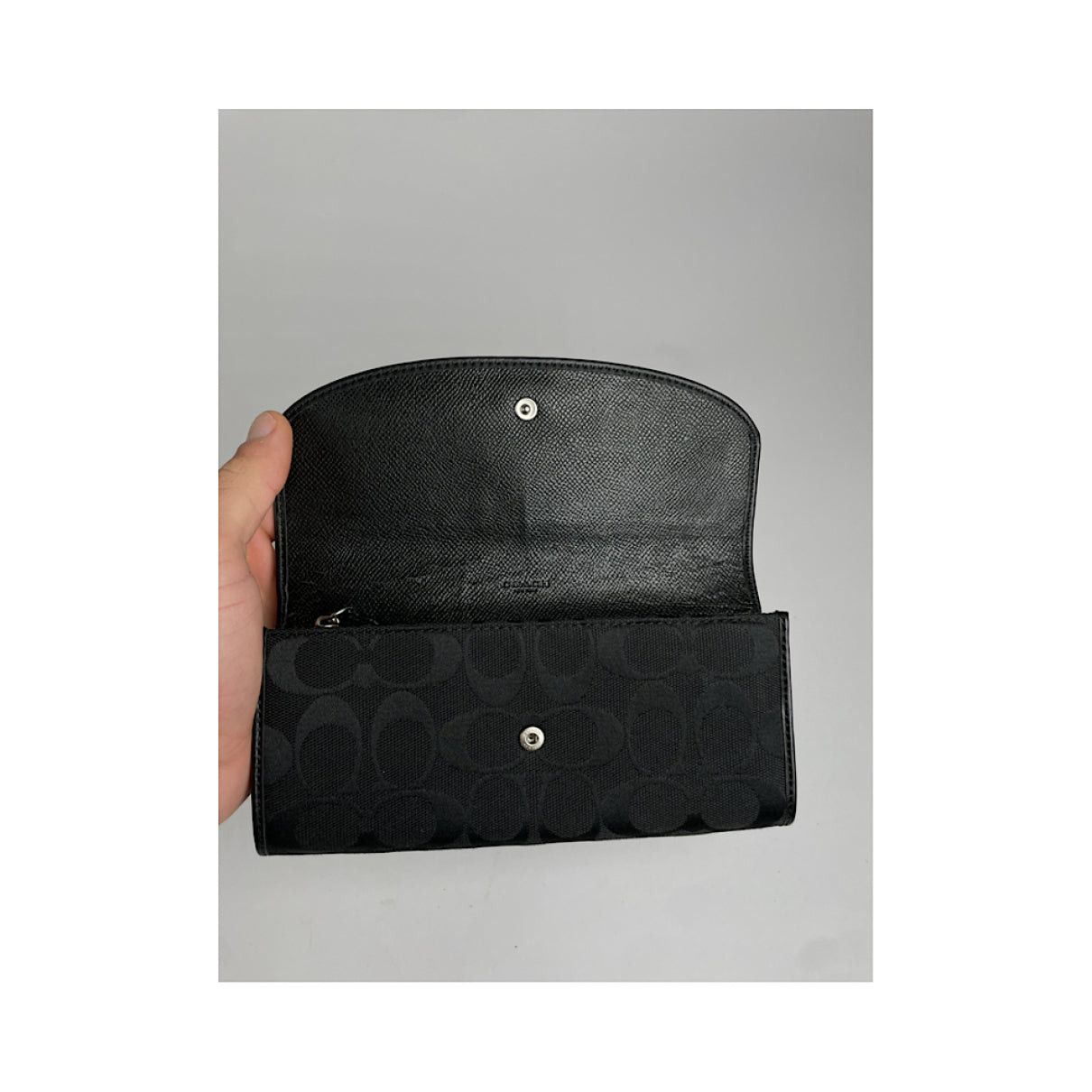 Coach Black Leather Wallet Size ONE SIZE - 5 Thumbnail
