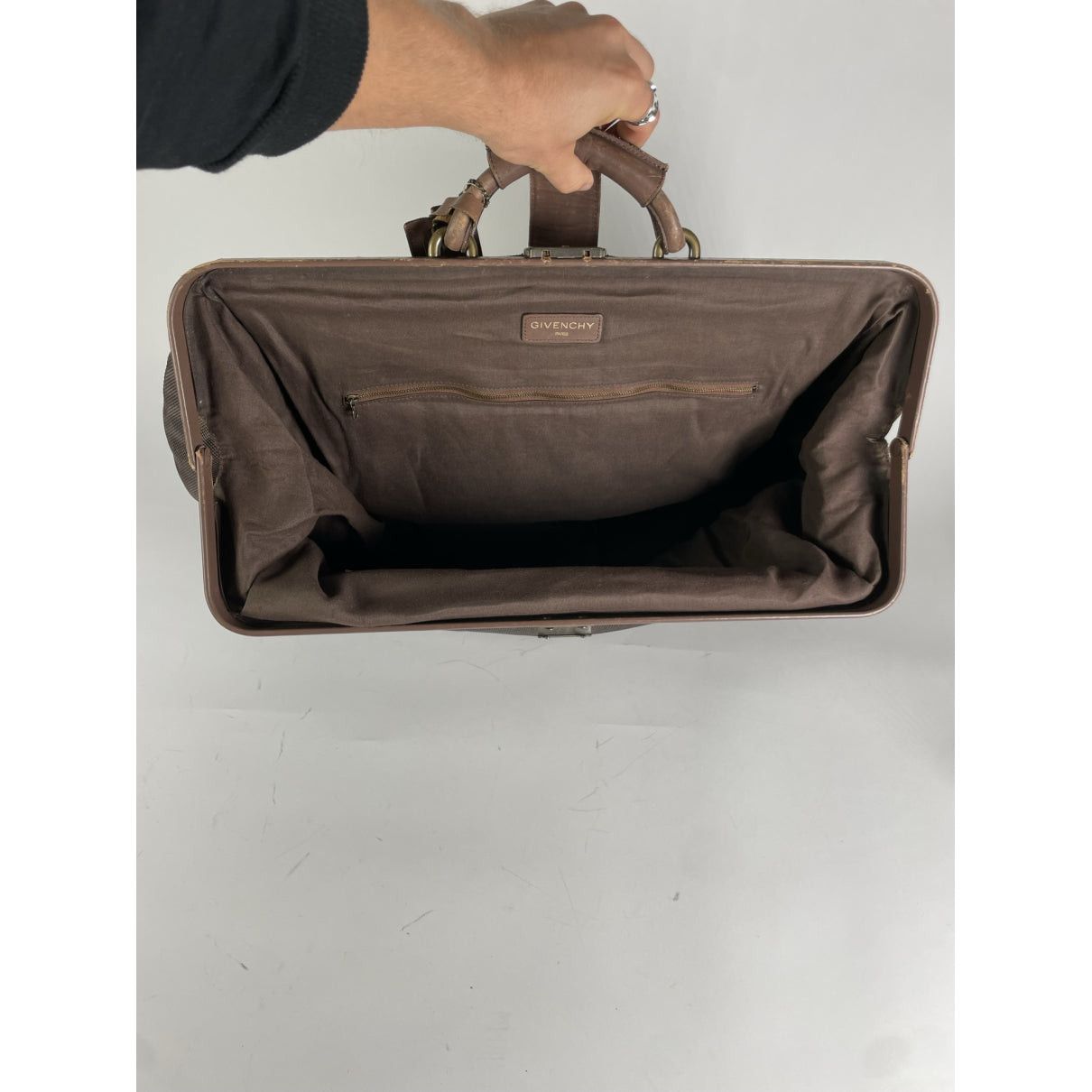 Givenchy Brown Leather Bag Size ONE SIZE - 2 Thumbnail